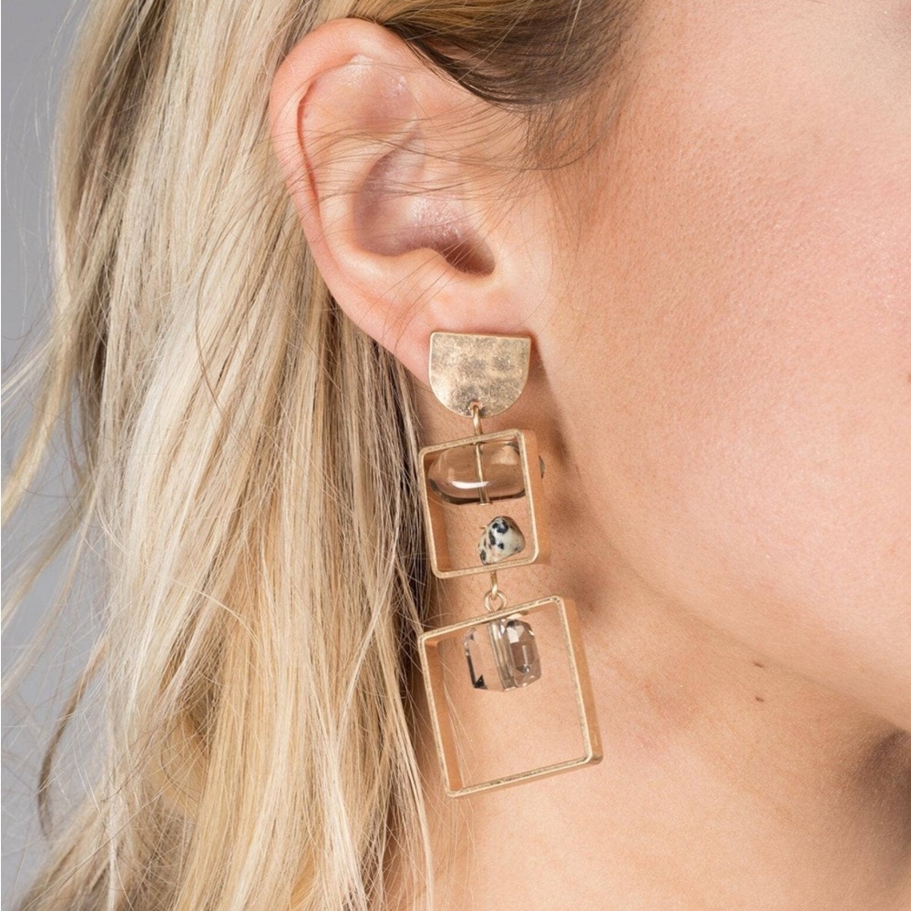 Sedona Square Earrings